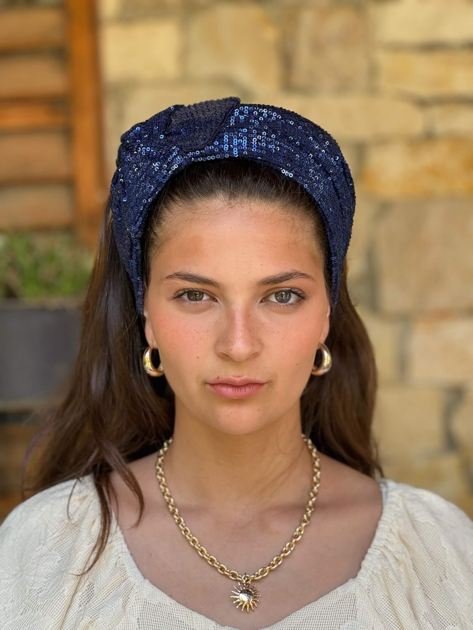 סרט לשיער פייט כחול נייבי