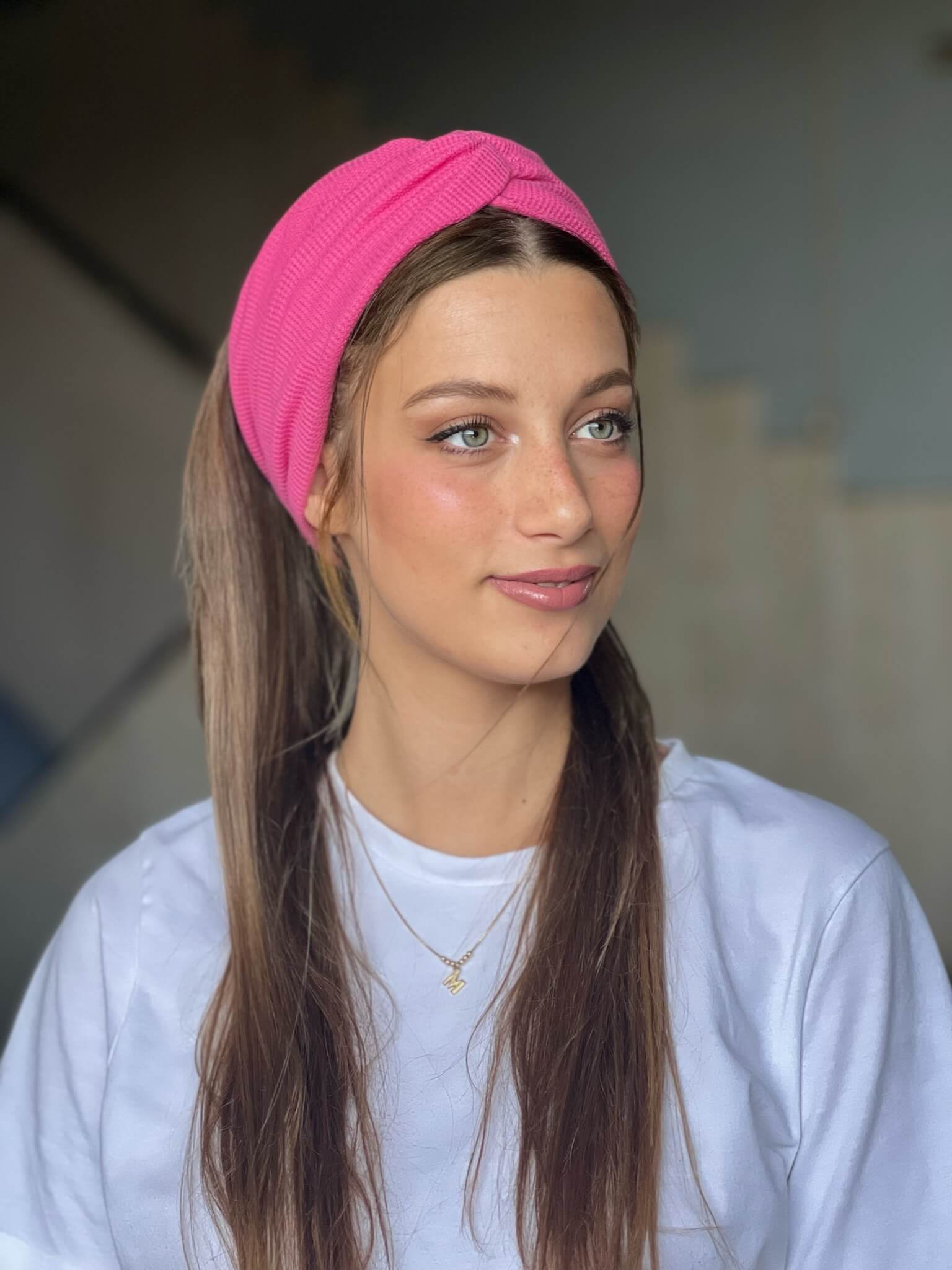 מיני טורבן פיקה ורוד מסטיק