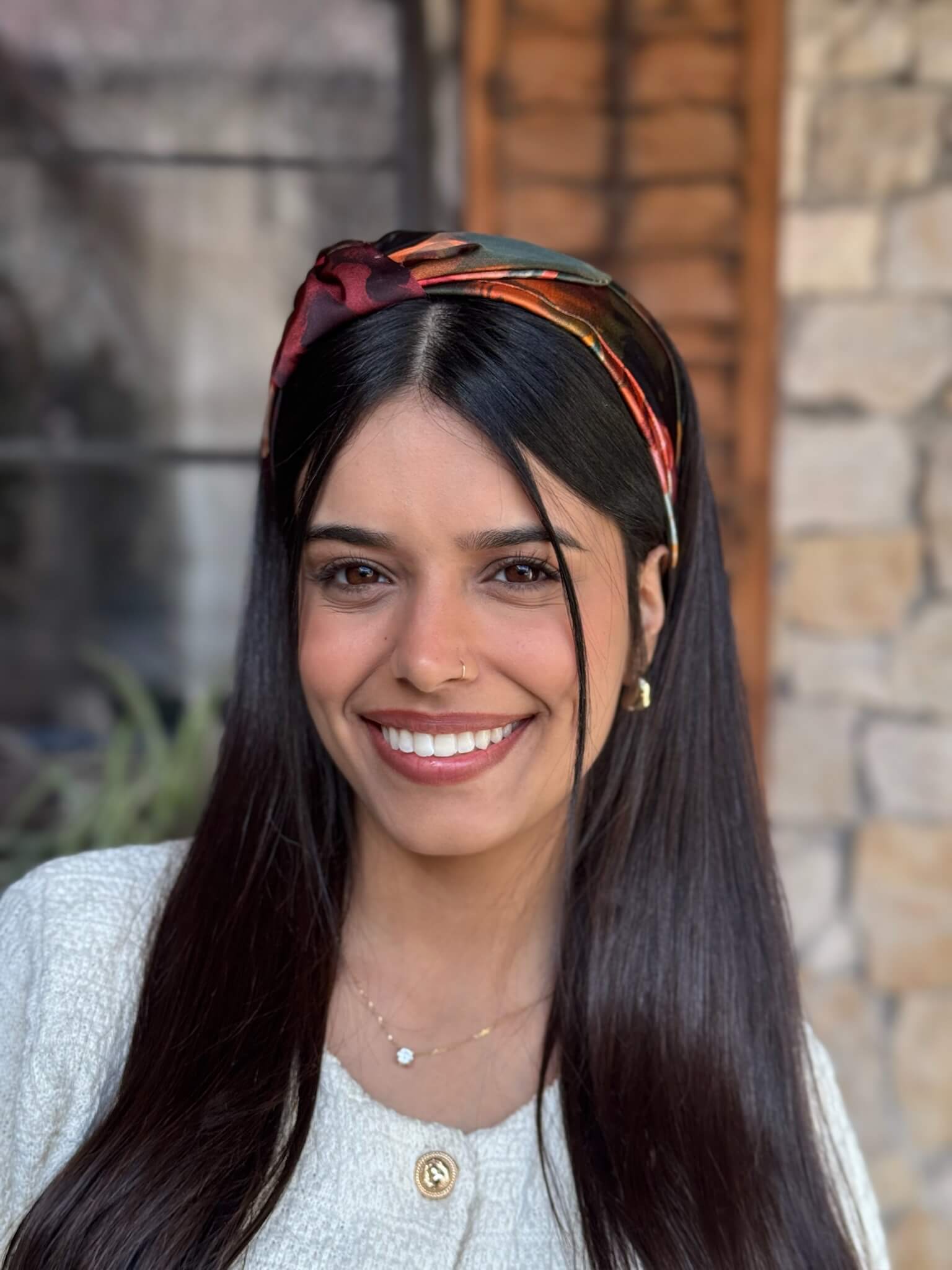 קשת לשיער שיפון צבעוני חמרה ירוק בקבוק בורדו
