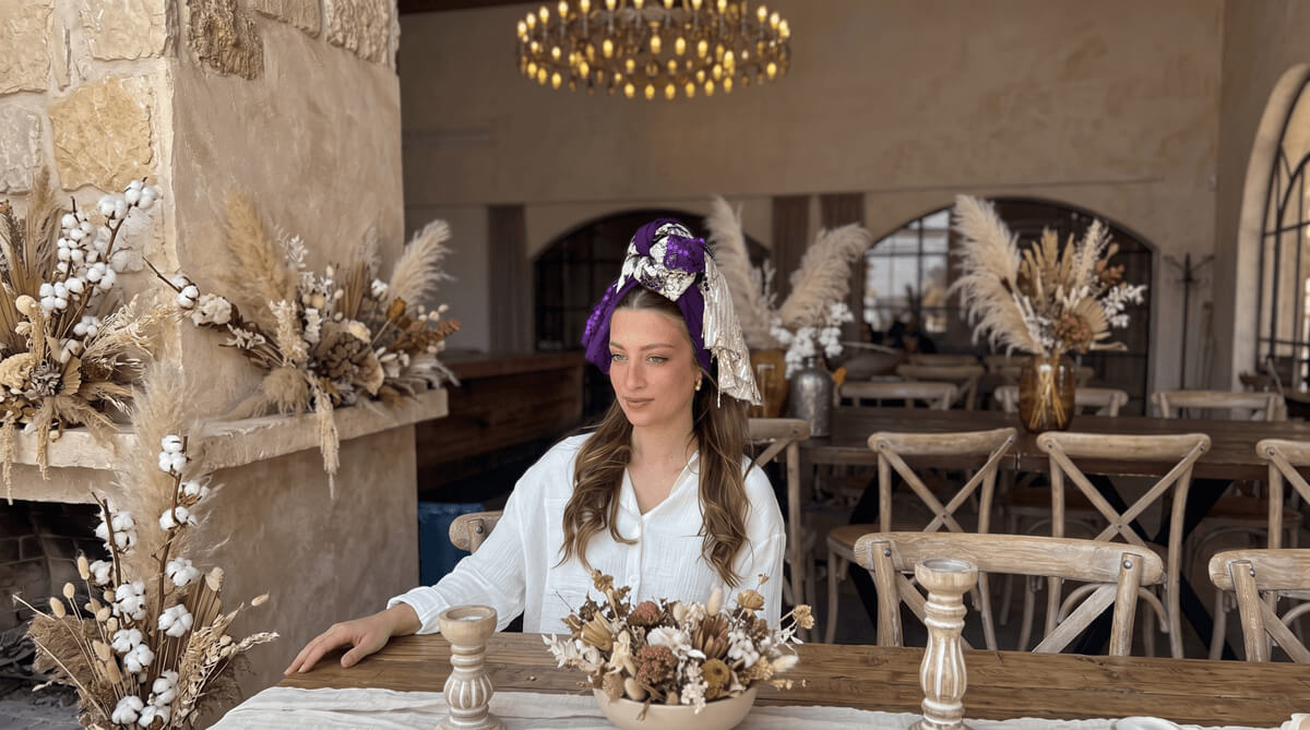 תהליך יצור של כיסויי ראש