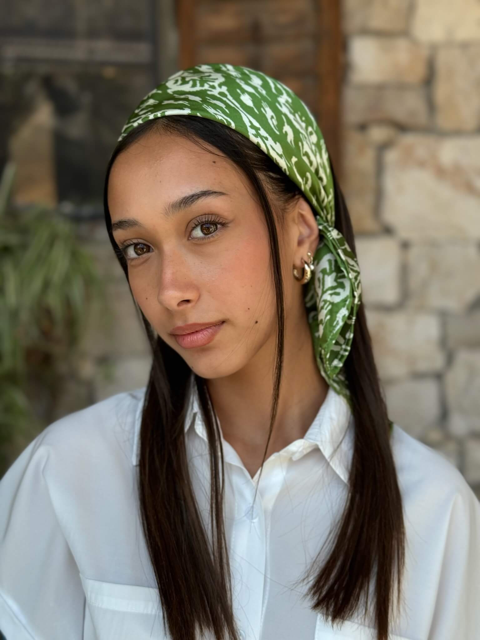 ריבוע ירוק גווני בז