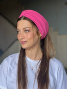 מיני טורבן פיקה ורוד מסטיק