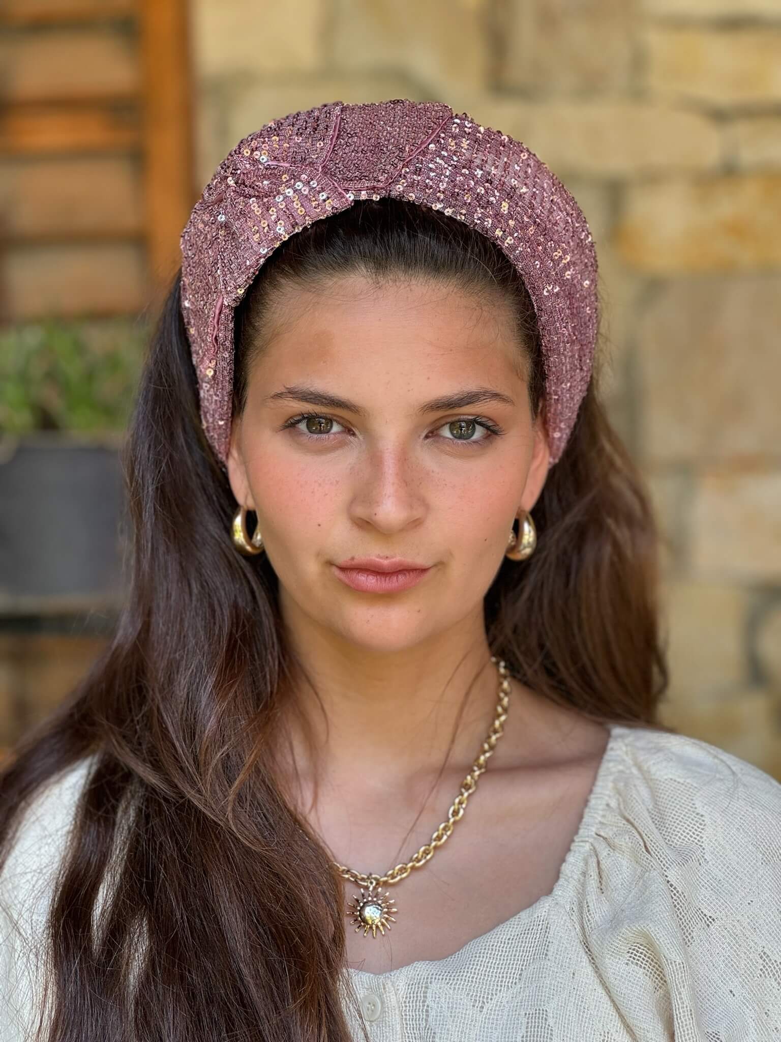 סרט לשיער פייט ורוד עתיק