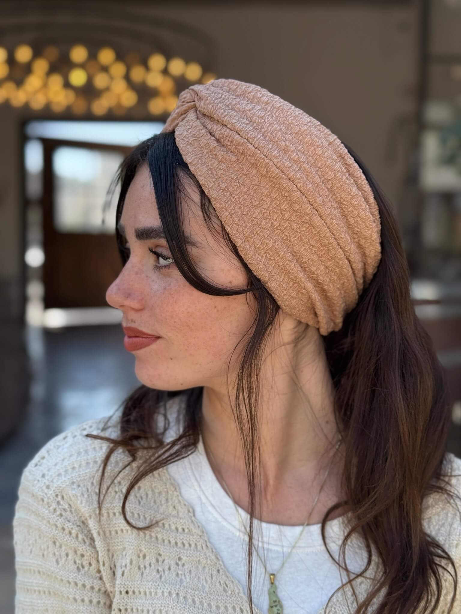 מיני טורבן בד מיני בועות קאמל