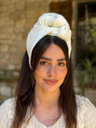 סרט קשירה לשיער בד כוורת אוף ווייט