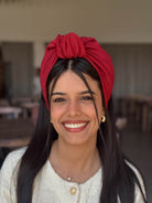 סרט קשירה לשיער חמרה  כהה פסים