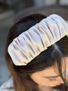 קשת לשיער שיפון ביז פרחוני צבע על צבע