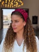 קשת לשיער שיפון מיוחד דובדבן צורות