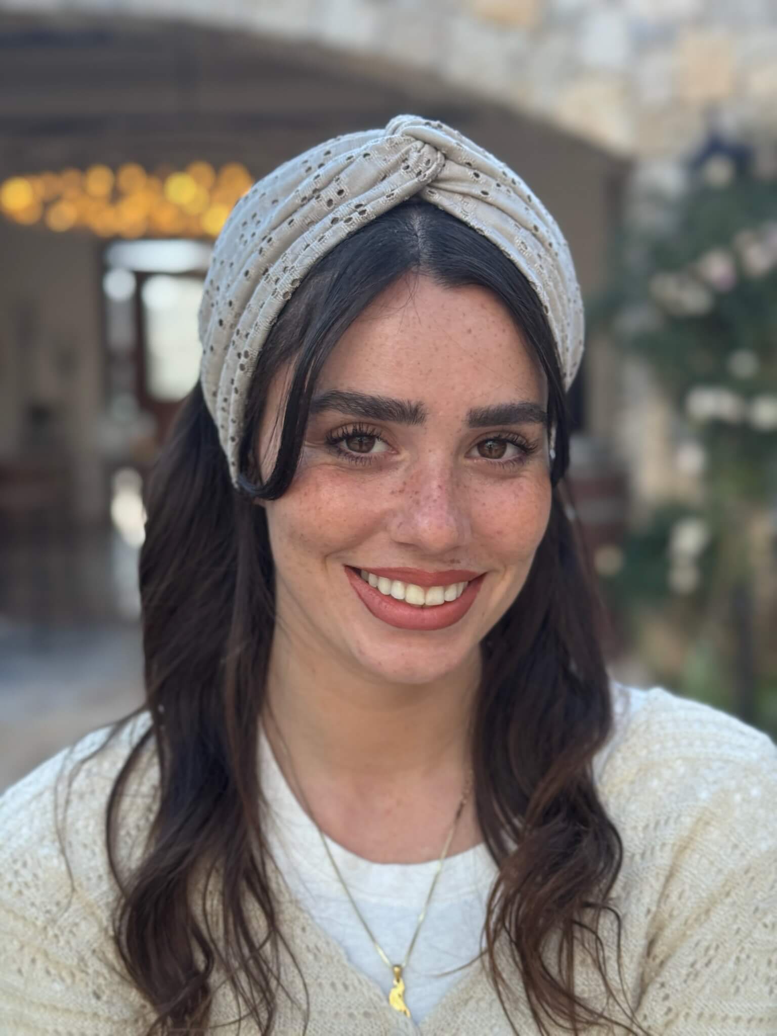מיני טורבן קרושה פרח צבע אבן