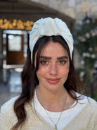 סרט קשירה לשיער אוף ווייט מבריק מנצנץ