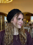 ברט פליסה שחור מבריק מנצנץ