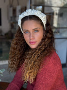 קשת לשיער שיפון מיוחד שמנת חלק