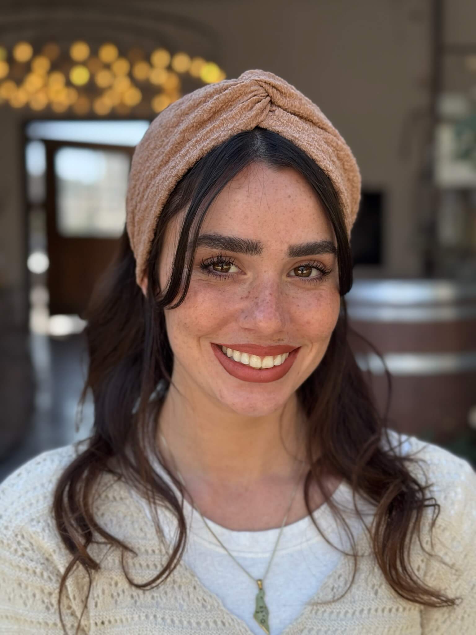 מיני טורבן בד מיני בועות קאמל