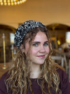 ברט בד סריג זברה שחור ואבן