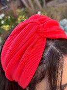 מיני טורבן פיקה אדום