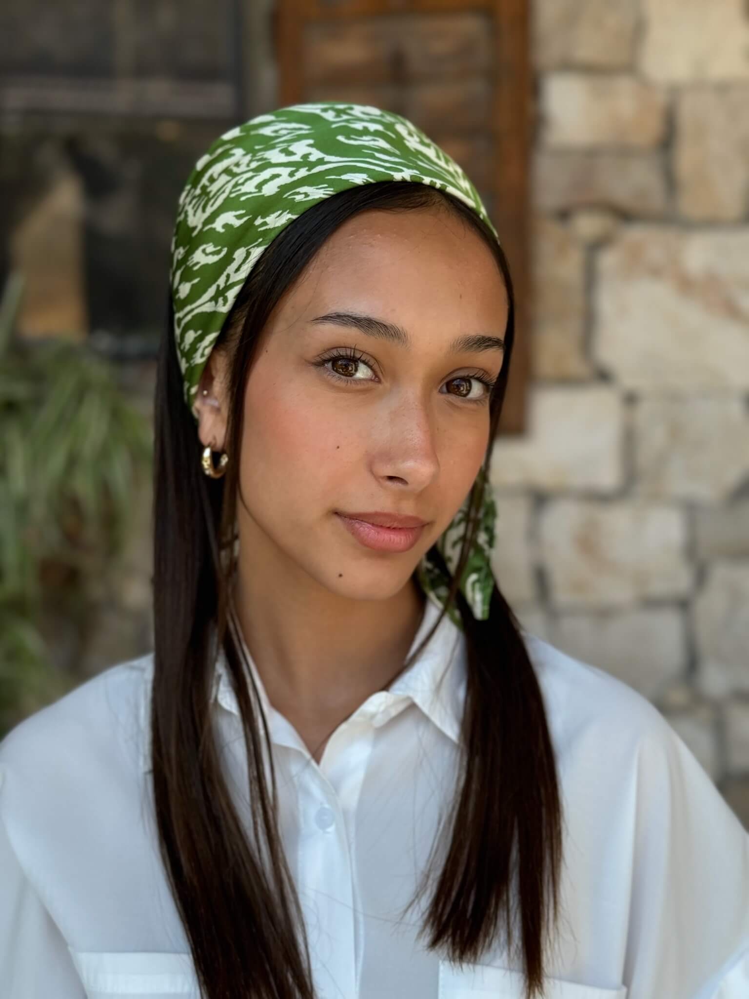 ריבוע ירוק גווני בז