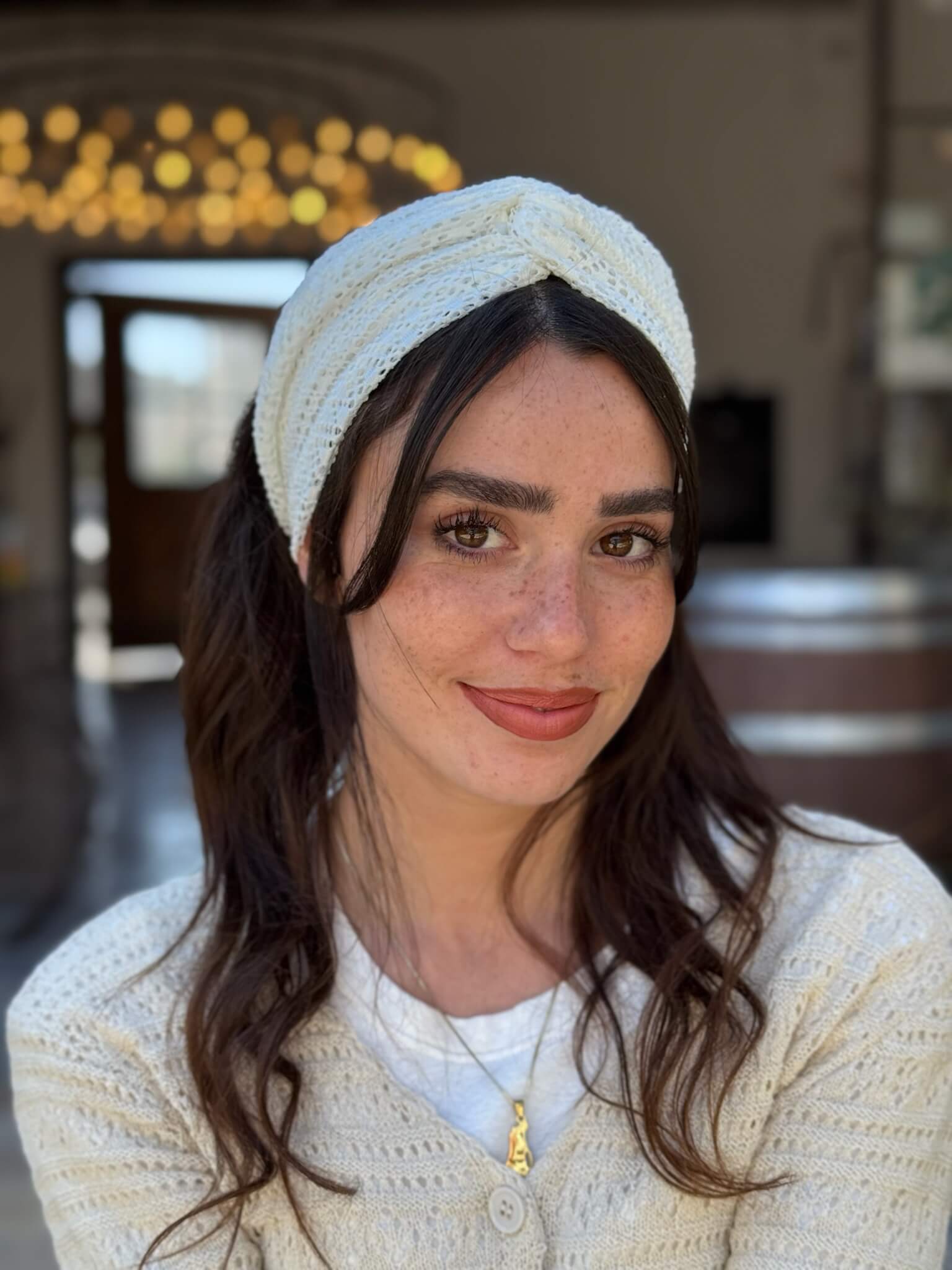 מיני טורבן קרושה אוף ווייט מיוחדת