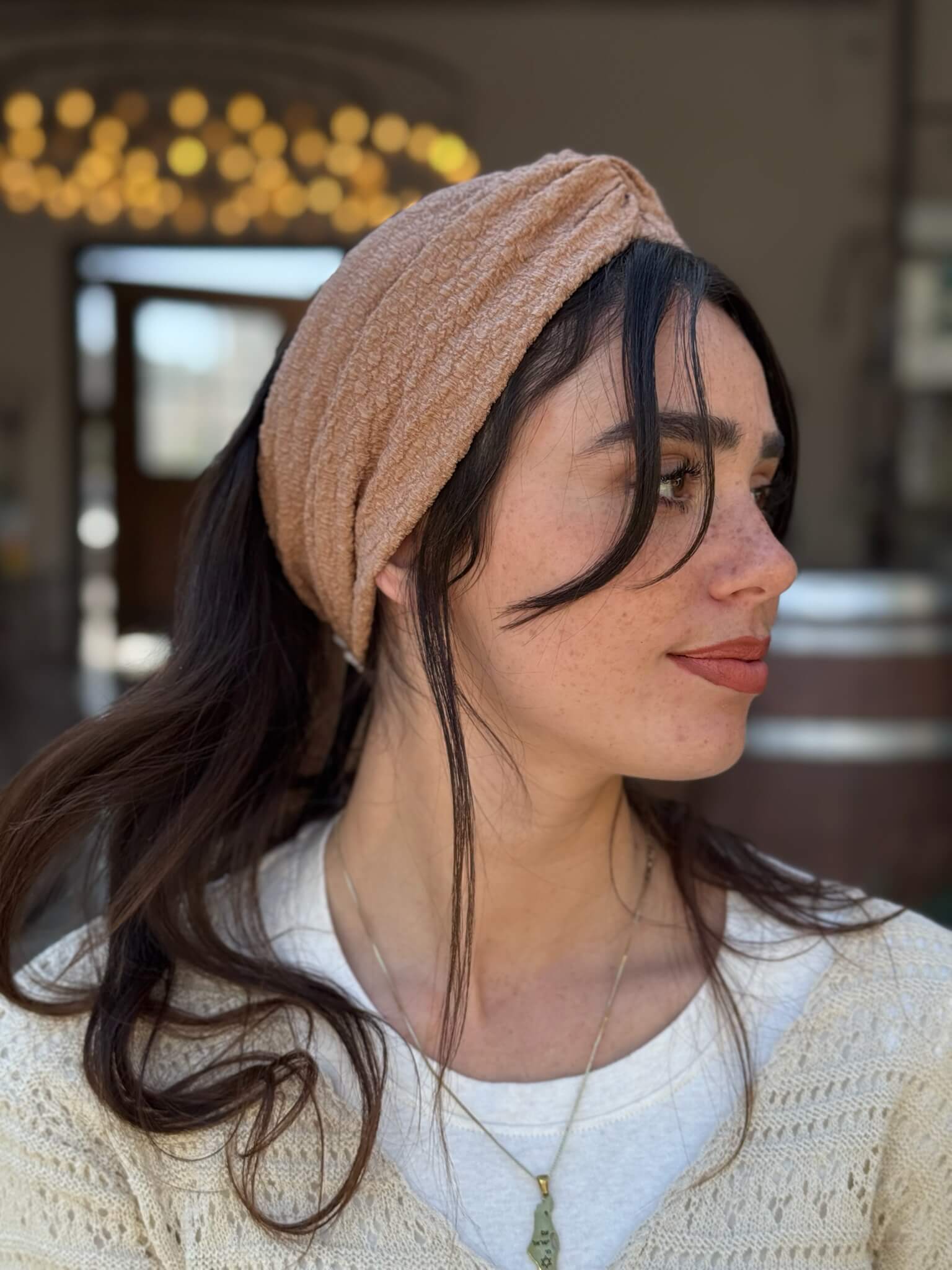מיני טורבן בד מיני בועות קאמל