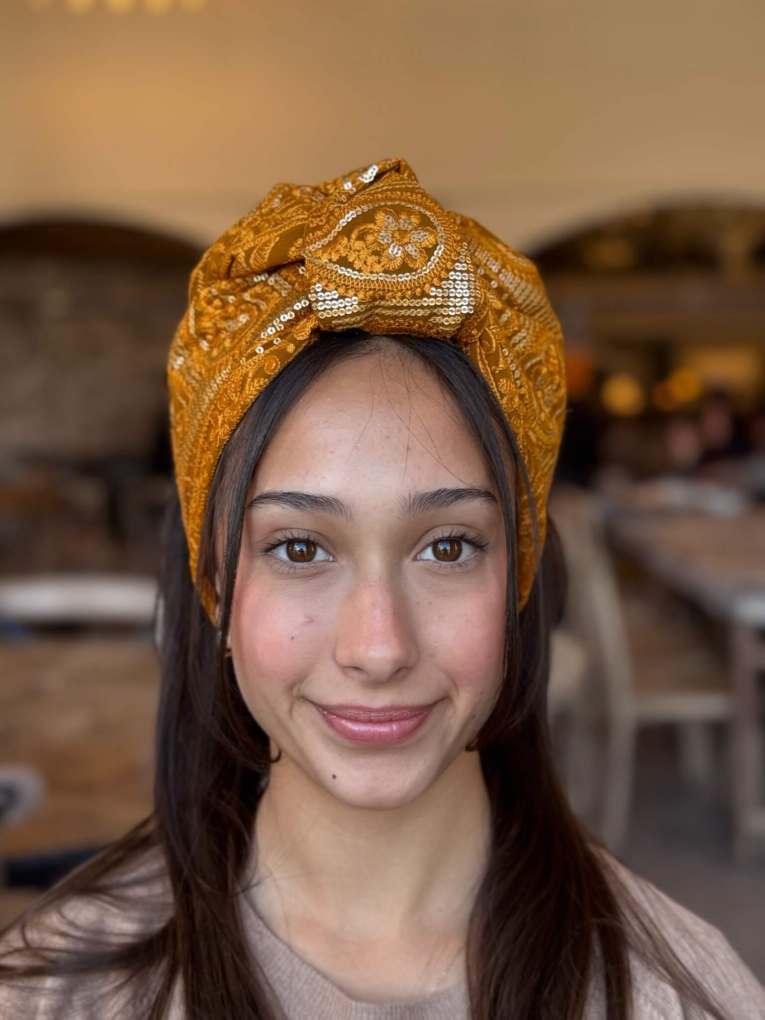 סרט קשירה לשיעררקמה ופייטים חרדל וזהב