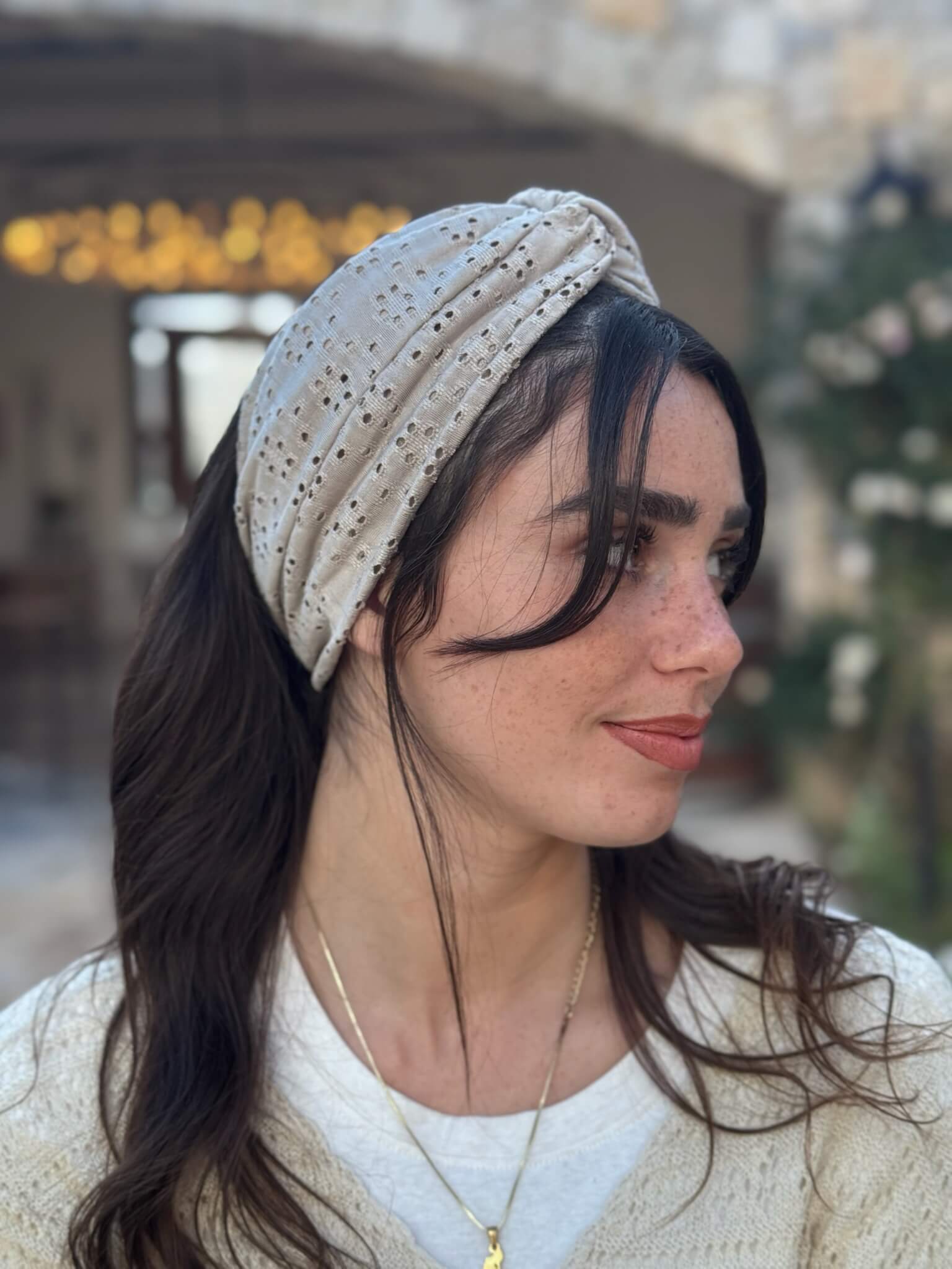 מיני טורבן קרושה פרח צבע אבן