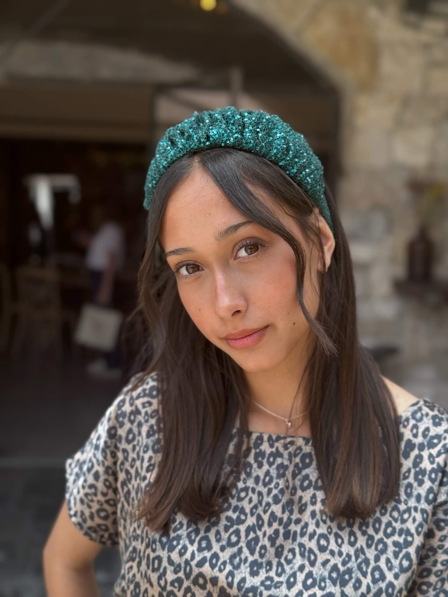 קשת לשיער פייט רשת ירוק אמרלד