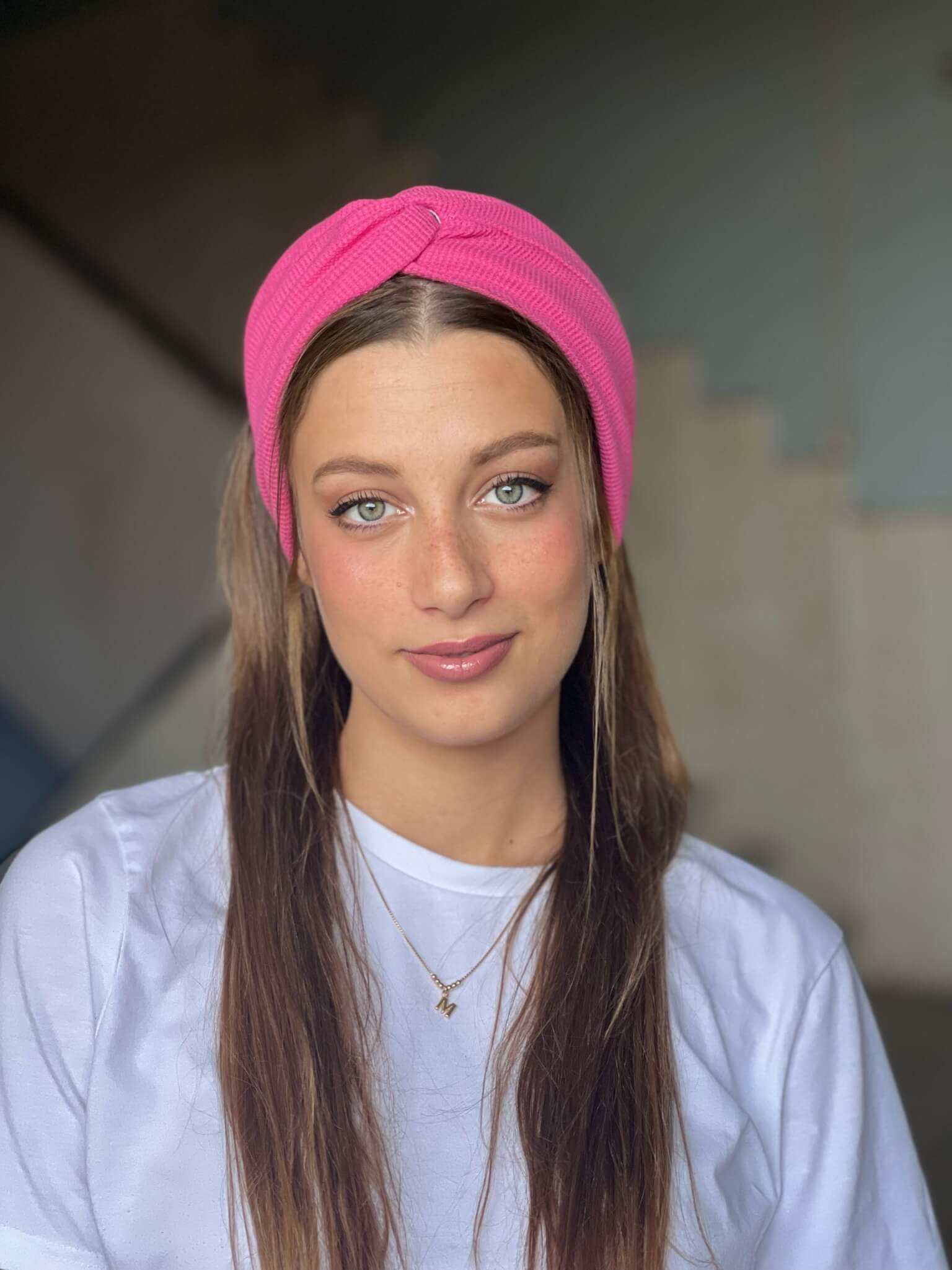 מיני טורבן פיקה ורוד מסטיק
